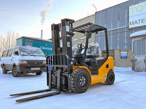Дизельный вилочный погрузчик UN FD30T (двигатель Xinchai)