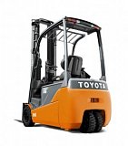 Электрические вилочные погрузчики 3-х опорный электропогрузчик TOYOTA 8FBE13 3-х опорный электропогрузчик TOYOTA 8FBE13